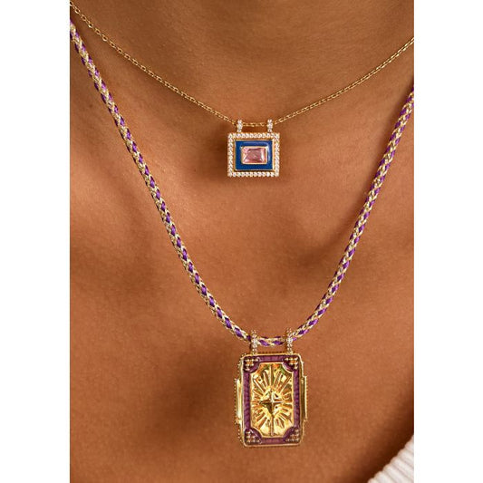 Mya-Bay collier Purple Mystic Twice bohème