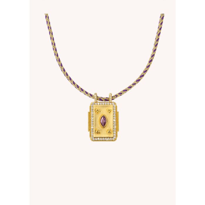 Mya-Bay collier Purple Mystic Twice bohème