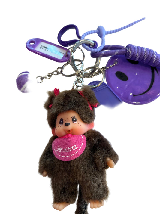 Bag Charm Kiki Violet Schouia | Bijou de Sac Tennis Rétro Girly