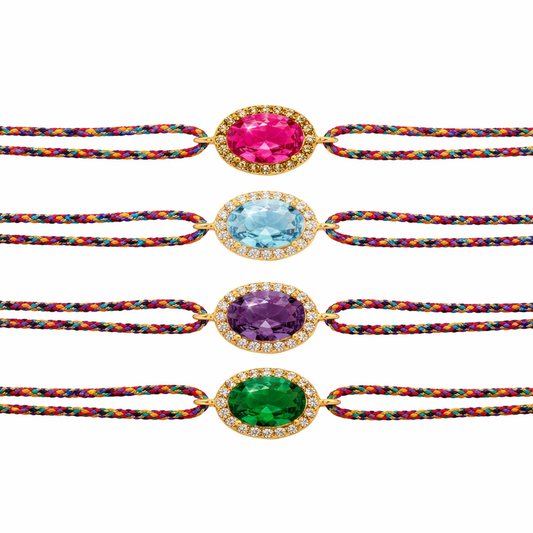 Bracelet Green Dynasty Pierre Verte Ajustable – Mya Bay | Zircons Cordon Femme