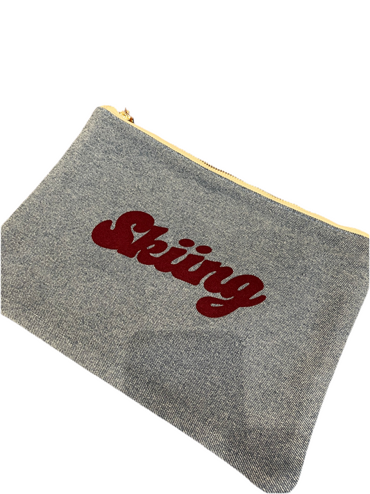 Anouk et Ninon pochette skiing jeans