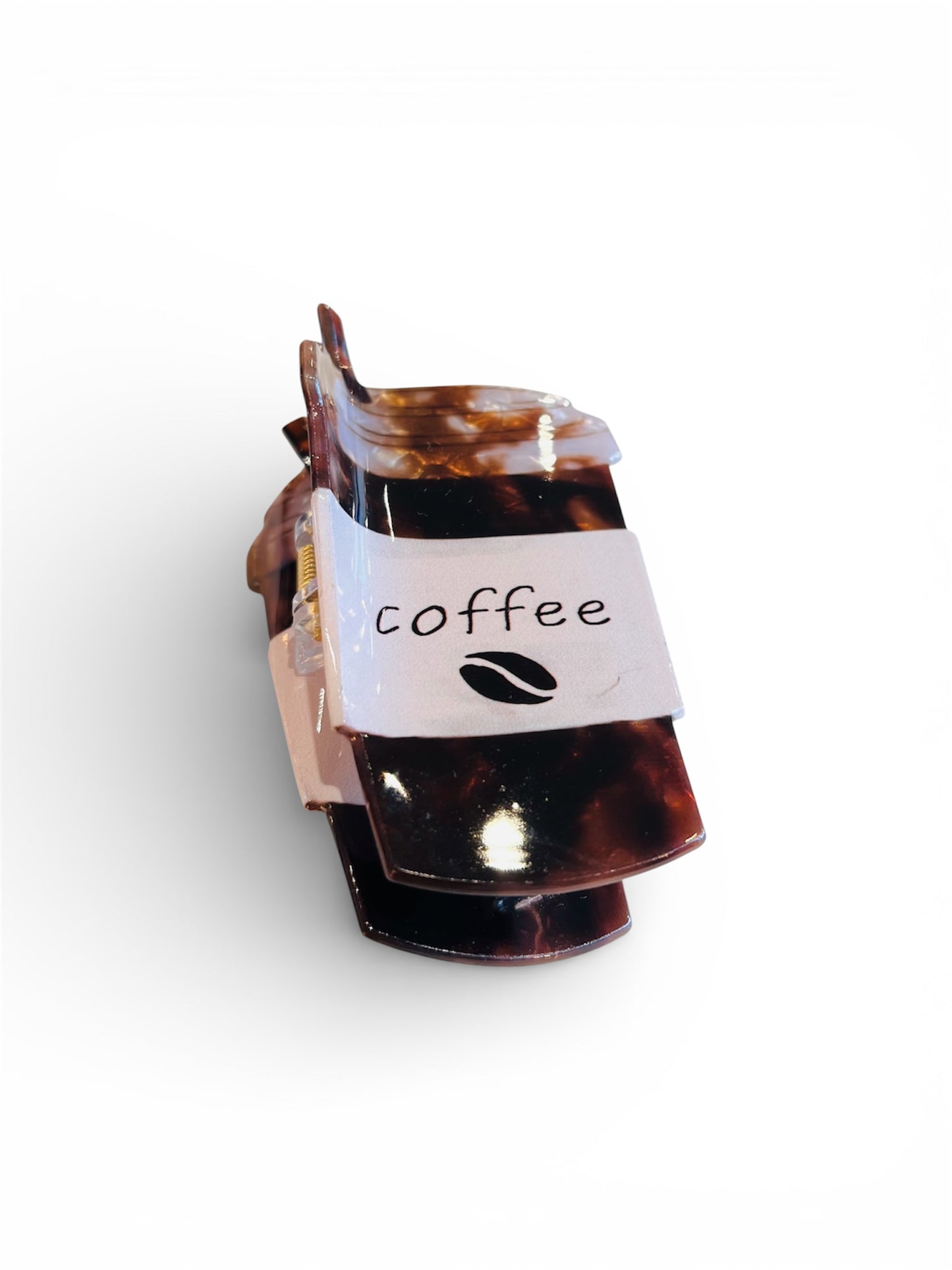 Pince à Cheveux Coffee Break Écaille Schouia | Accessoire Mode Tendance