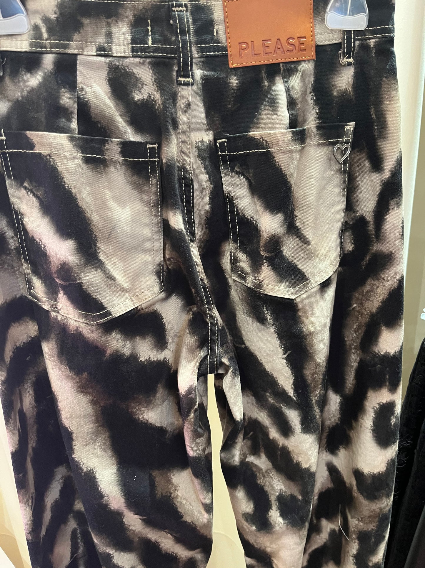 Please jeans imprimé