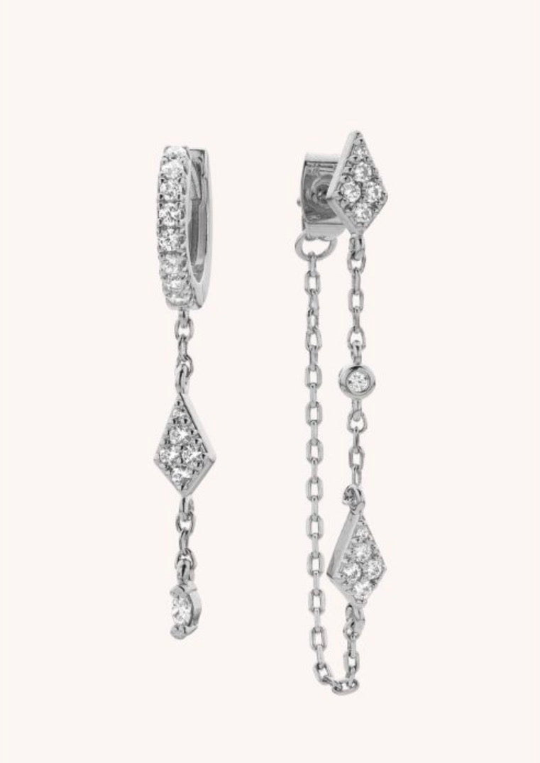 Les Boucles d’oreilles Losange Twin Mya Bay