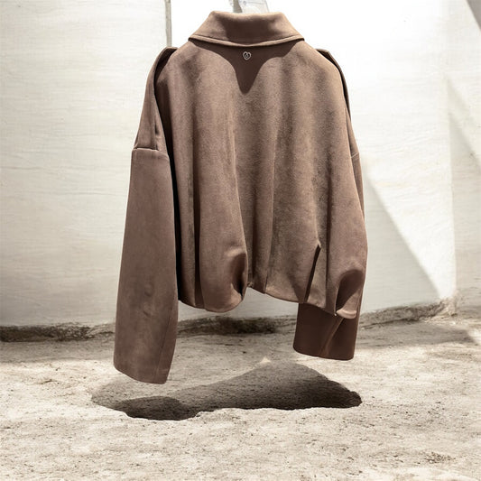 Veste Bomber oversize structurée.