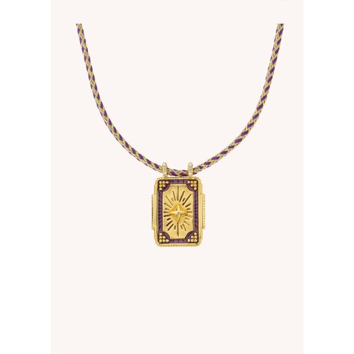 Mya-Bay collier Purple Mystic Twice bohème