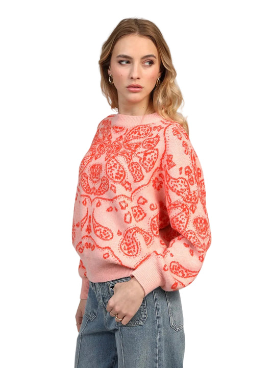 Paisley Mood Le Pull statement esprit bandana