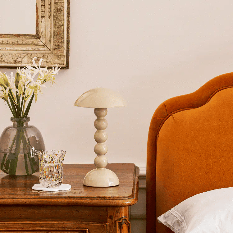 LAMPE LED BOBBIN cappuccino - ADDISON ROSS