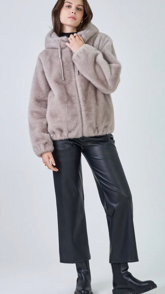 Blouson Doudou ultra-doux à capuche l’essentiel chic &cocooning