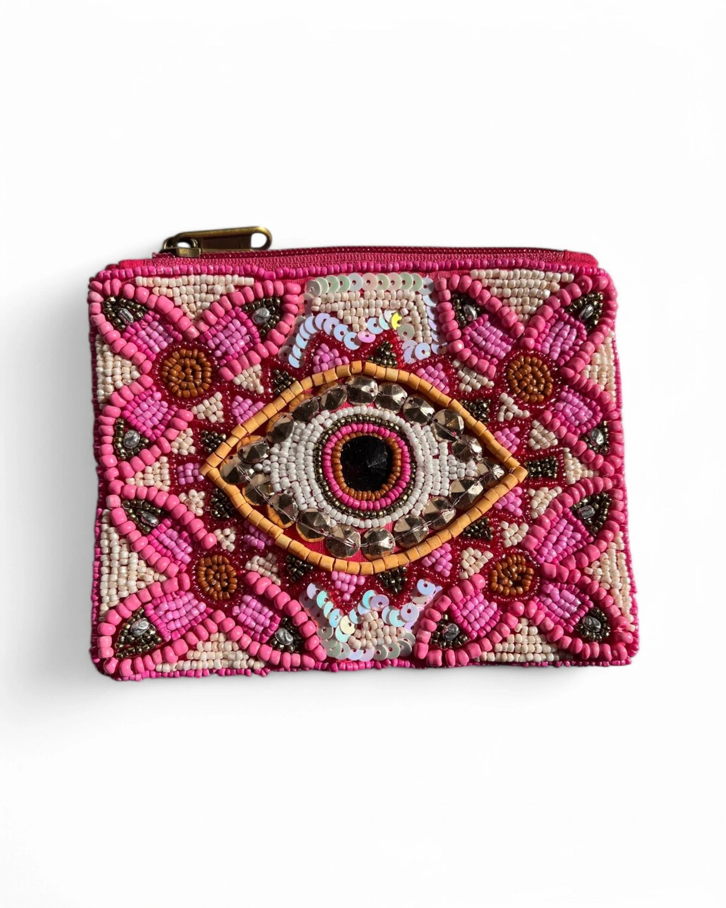 PETITE POCHETTE EN PERLES ET SEQUINS