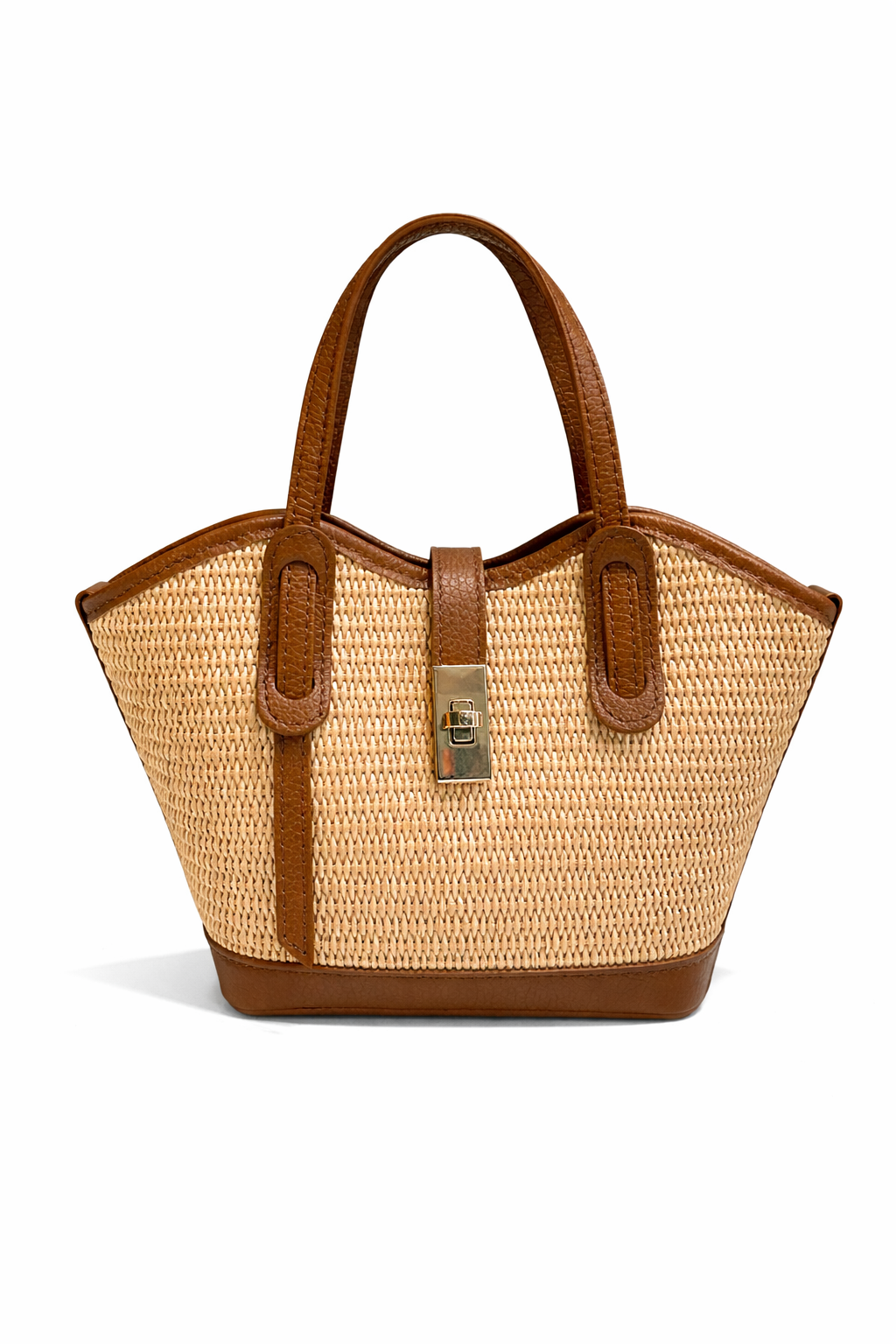 Sac raphia cuir | Summer icon le must have