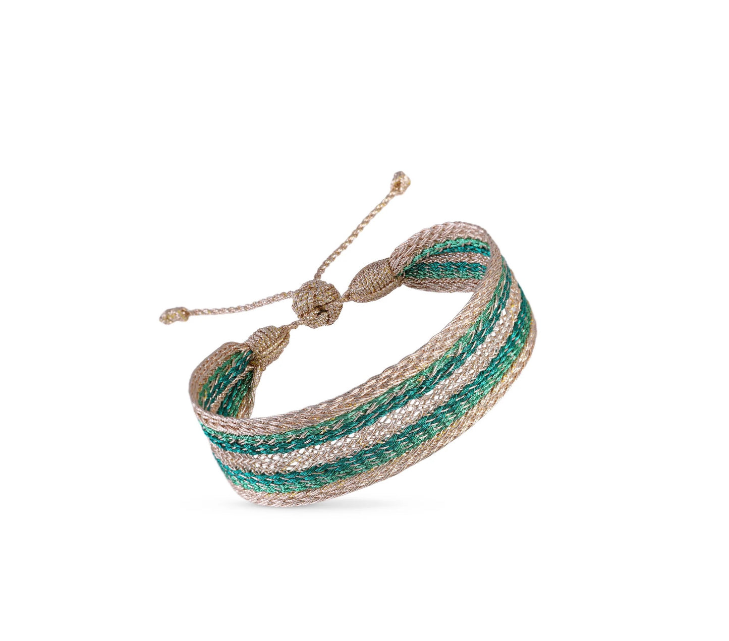 Bracelet effet manchette Tissé Bohème -MAAŸAZ
