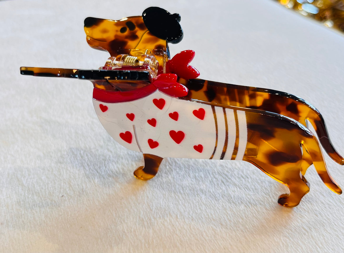 Pince à cheveux Teckel Parisien -l’icône cute&fashion qui fait fondre