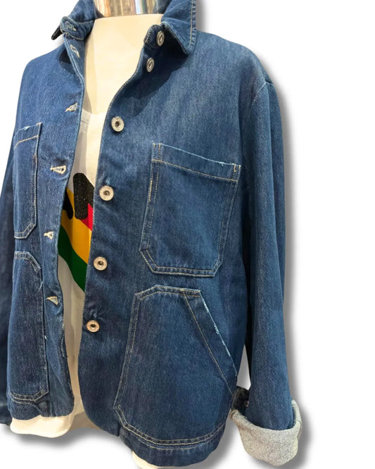 BLOUSON DENIM - PLEASE