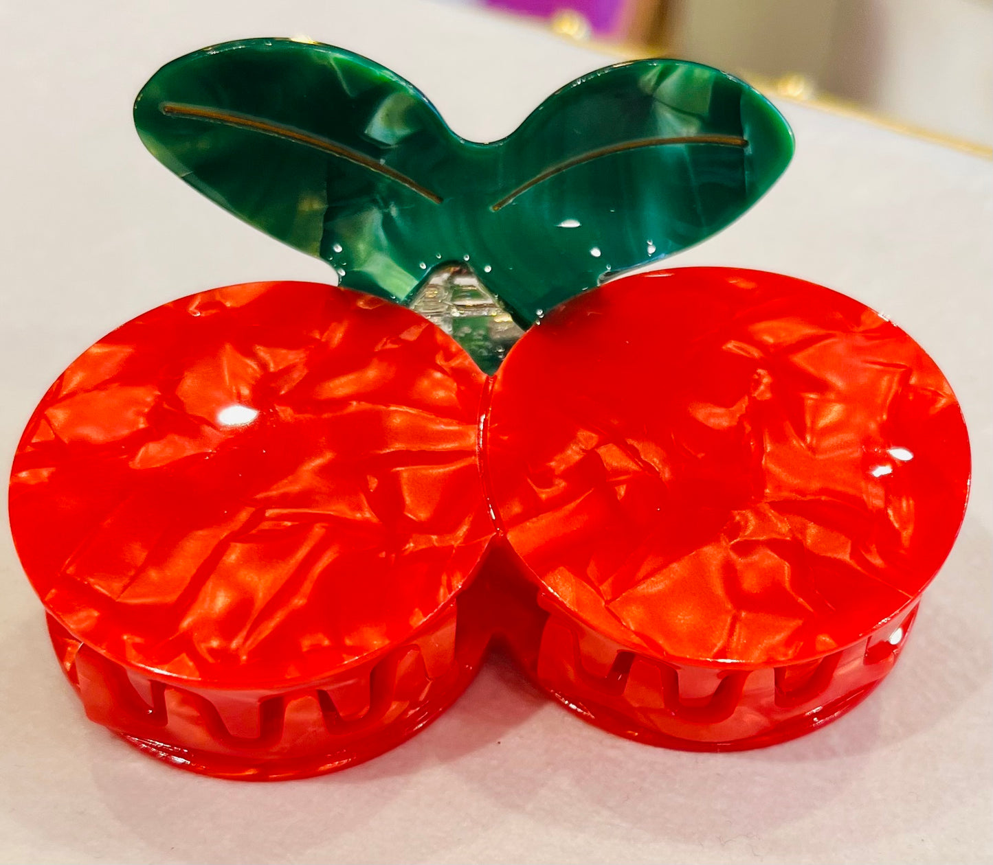 Pince à Cheveux Cherry Crush Cerises Schouia | Accessoire Mode Rétro Pop