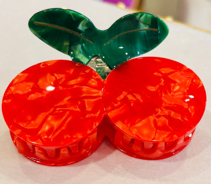 Pince à Cheveux Cherry Crush Cerises Schouia | Accessoire Mode Rétro Pop