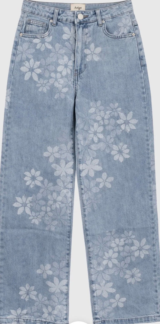 Jean imprimé pipfleur