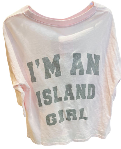 Tee-shirt not a tourist glitter -Le Statement tee qui attire tous les regards .