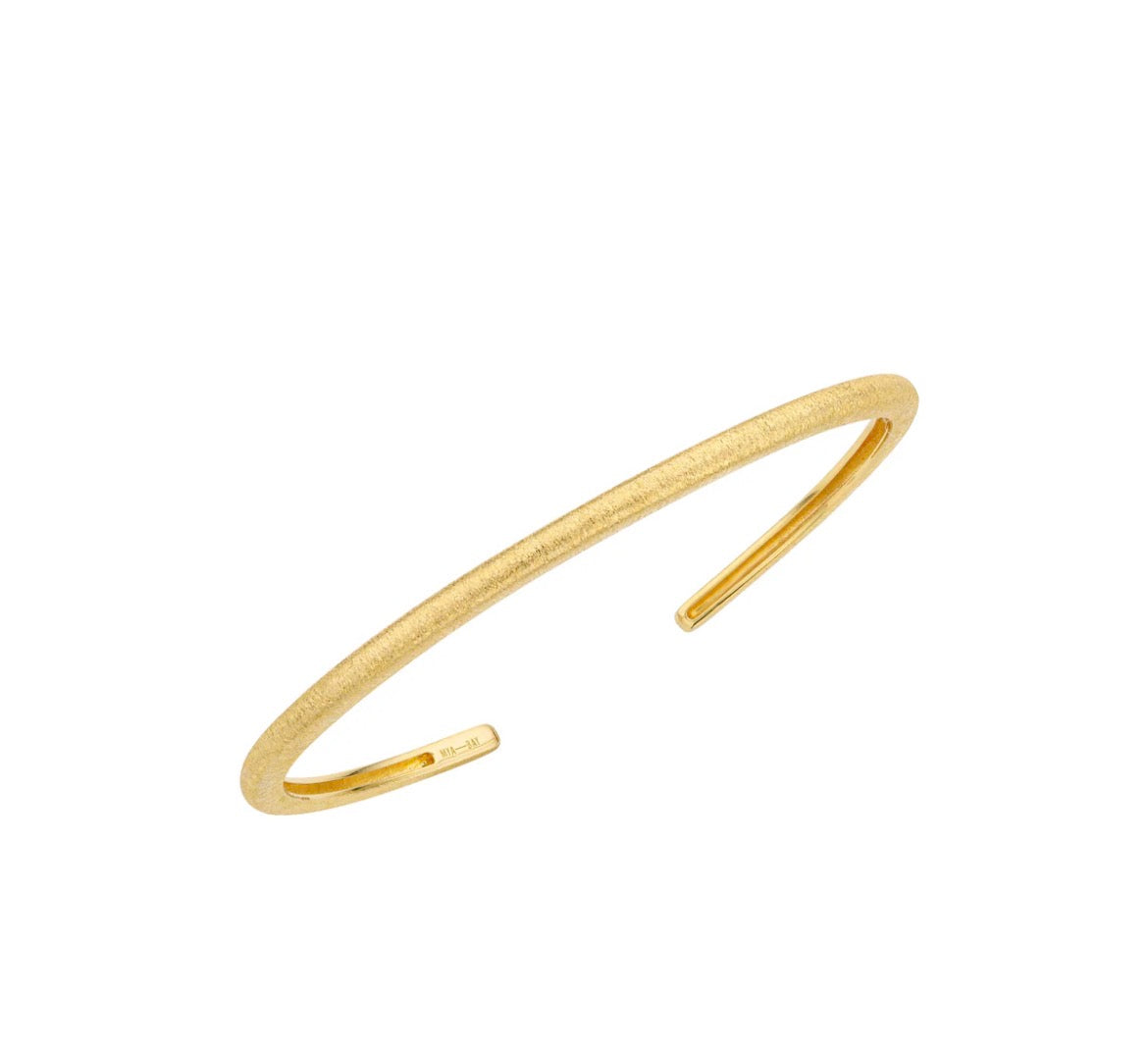 Bracelet Jonc Little Cuff Doré Minimaliste – Mya Bay | Manchette Fine Femme