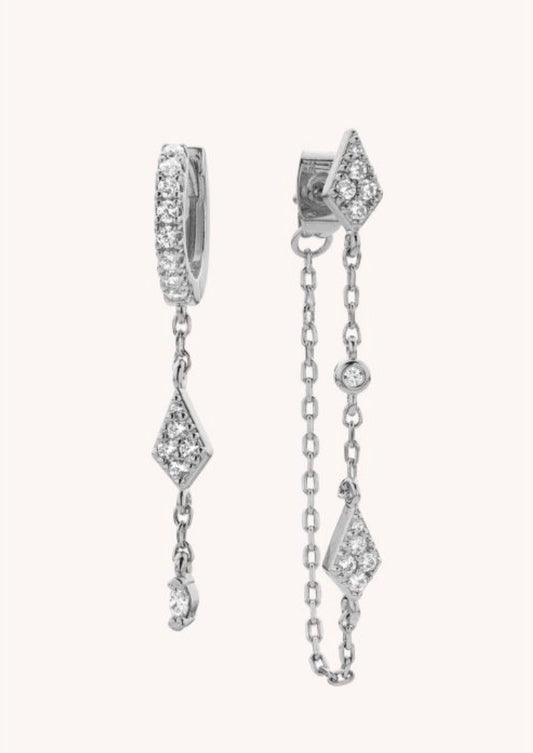 Les Boucles d’oreilles Losange Twin Mya Bay