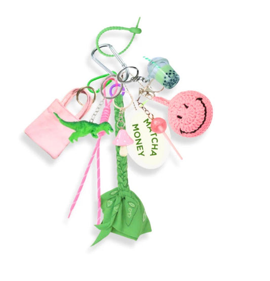 Bijou de sac Matcha Schouia | grigri tendance sac femme original