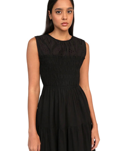 Robe ODAMA Noir en Coton – An'ge