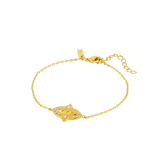 Bracelet Carla Doré Ajustable – Mya Bay | Zirconiums Fins Femme