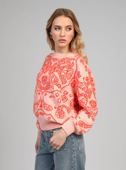Paisley Mood Le Pull statement esprit bandana