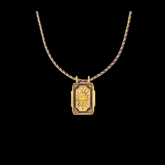Mya-Bay collier Purple Mystic Twice bohème