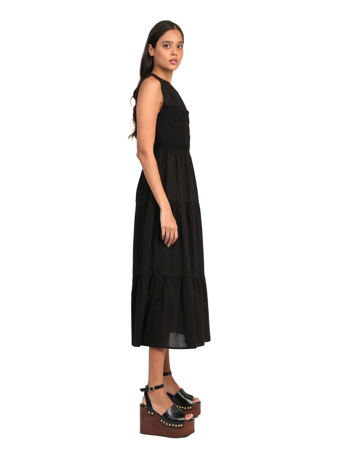 Robe ODAMA Noir en Coton – An'ge
