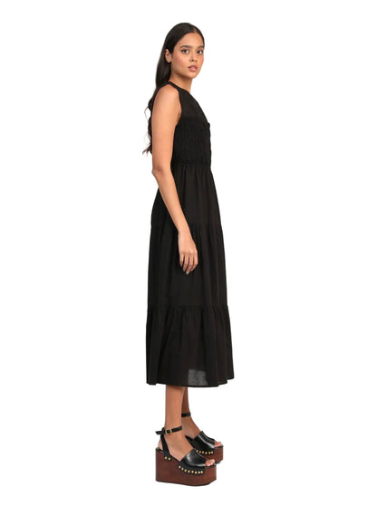 Robe ODAMA Noir en Coton – An'ge