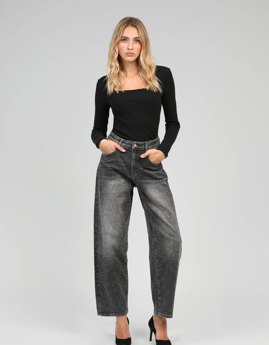 Ange jeans strass Palone