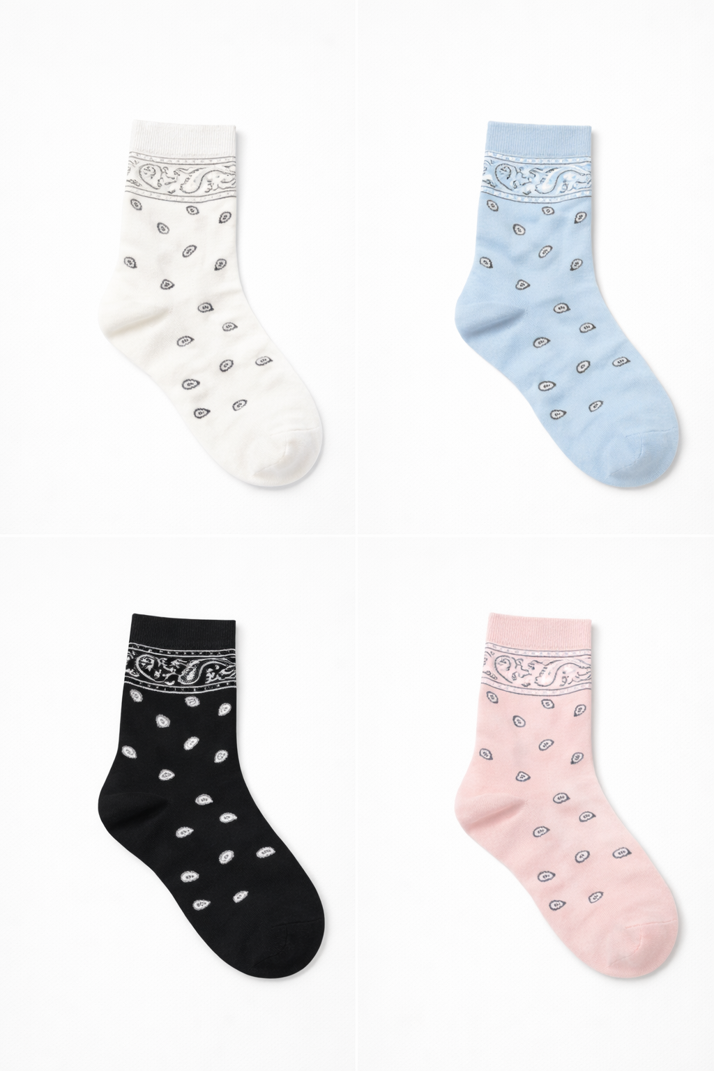 Chaussettes bandana | femme| coton| Différence concept store