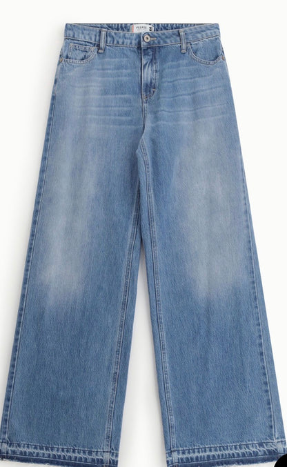 Jean Wide Leg Stone Wash – Please | Denim Lyocell Souple Femme