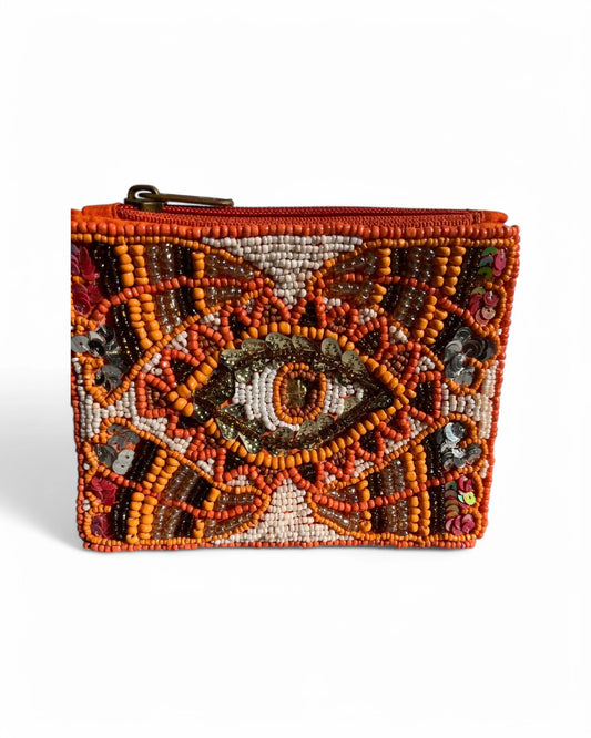 PETITE POCHETTE EN PERLES ET SEQUINS