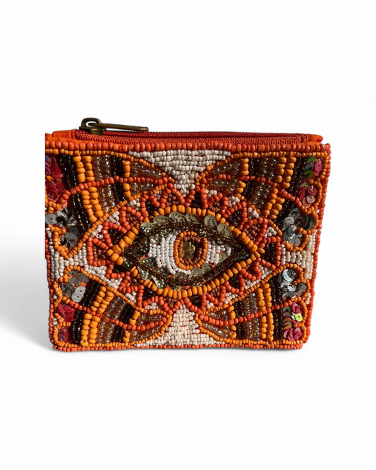 PETITE POCHETTE EN PERLES ET SEQUINS