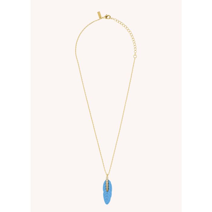 Mya-Bay Collier Turquoise Plume