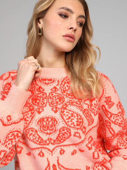 Paisley Mood Le Pull statement esprit bandana