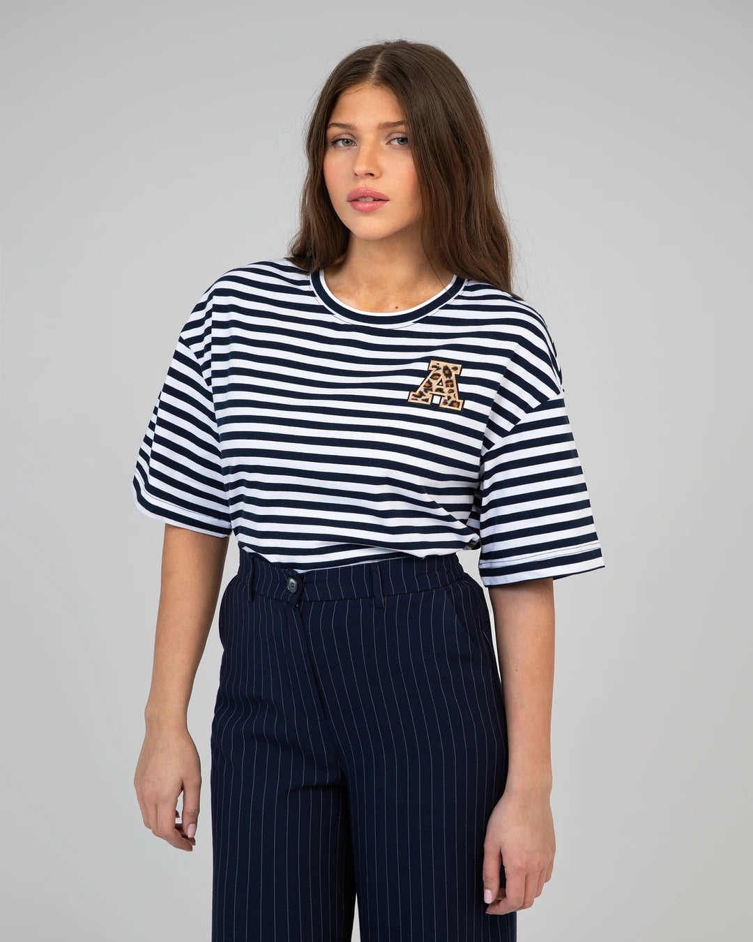 TEE-SHIRT AMALIA COTON COL ROND - ANGE