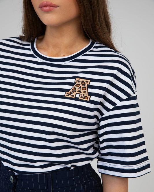 TEE-SHIRT AMALIA COTON COL ROND - ANGE