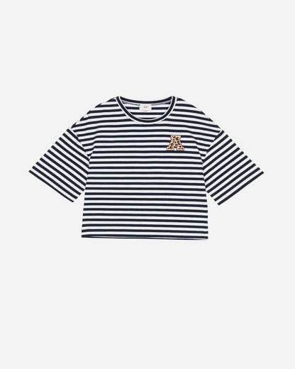TEE-SHIRT AMALIA COTON COL ROND - ANGE